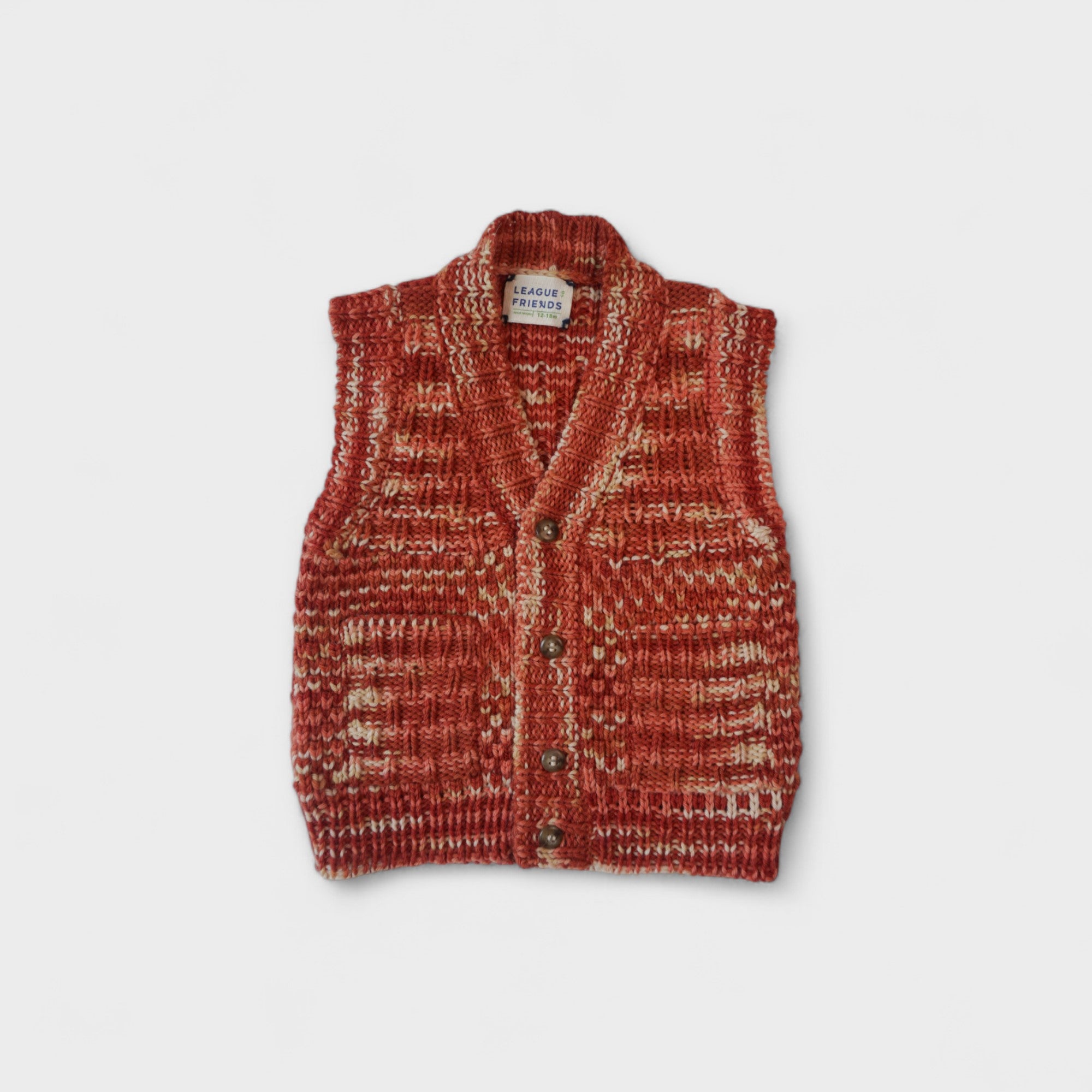 PRE-ORDER Marbled Knit Sweater Vest