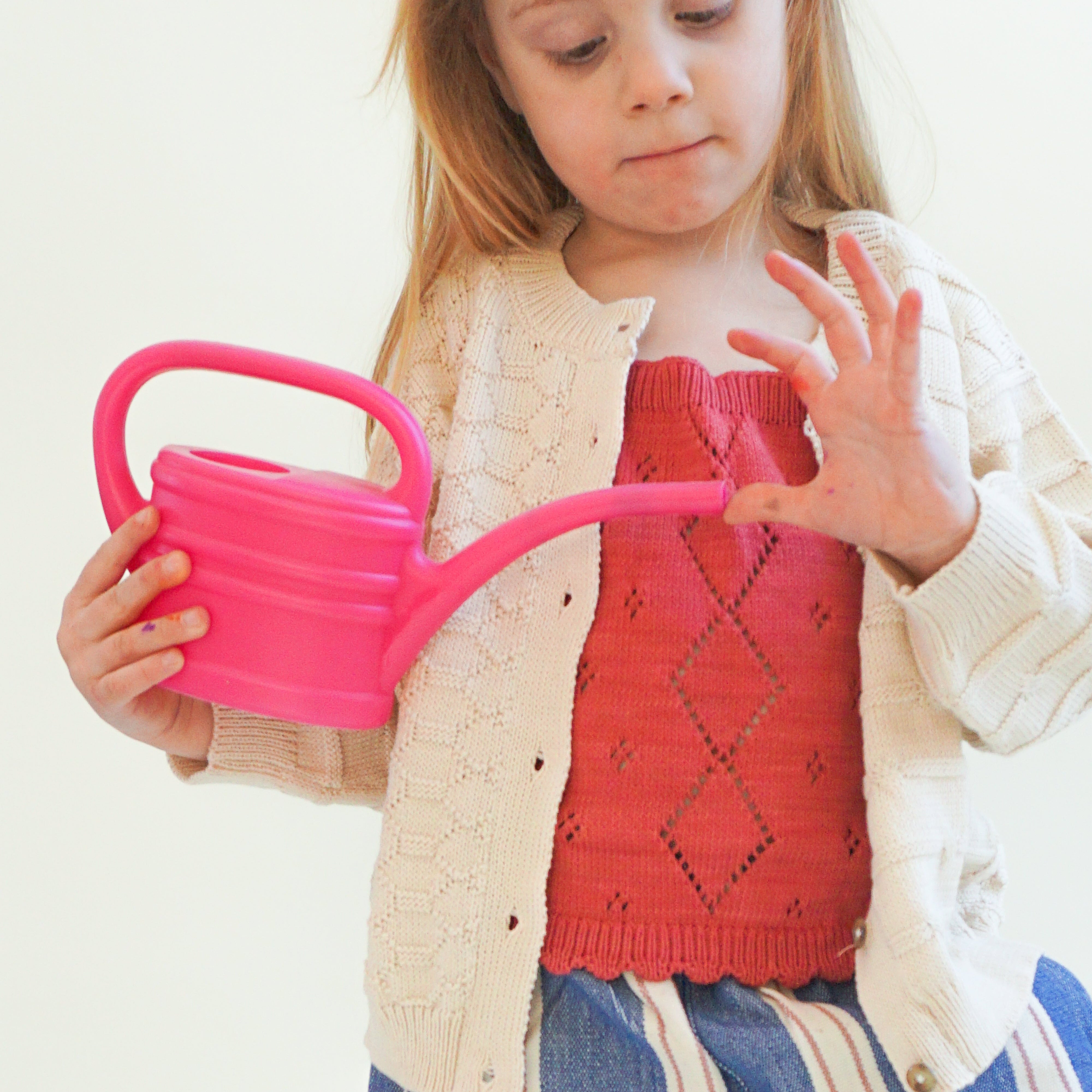 Pointelle Tie-Shoulder Organic Baby Knit Tank