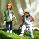 Load image into Gallery viewer, two toddlers wearing wool alpaca sweaters
