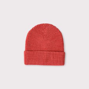 red grenadine Knit Beanie Hat