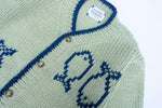 Load image into Gallery viewer, Sardine Intarsia Cardigan Sweater
